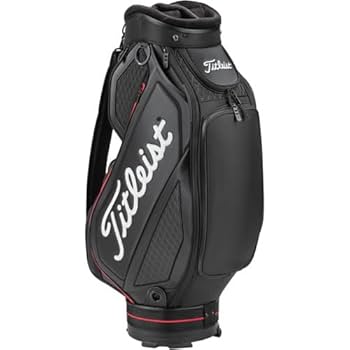 Amazon.com : Titleist Midsize Golf Bag Black/Black/Red